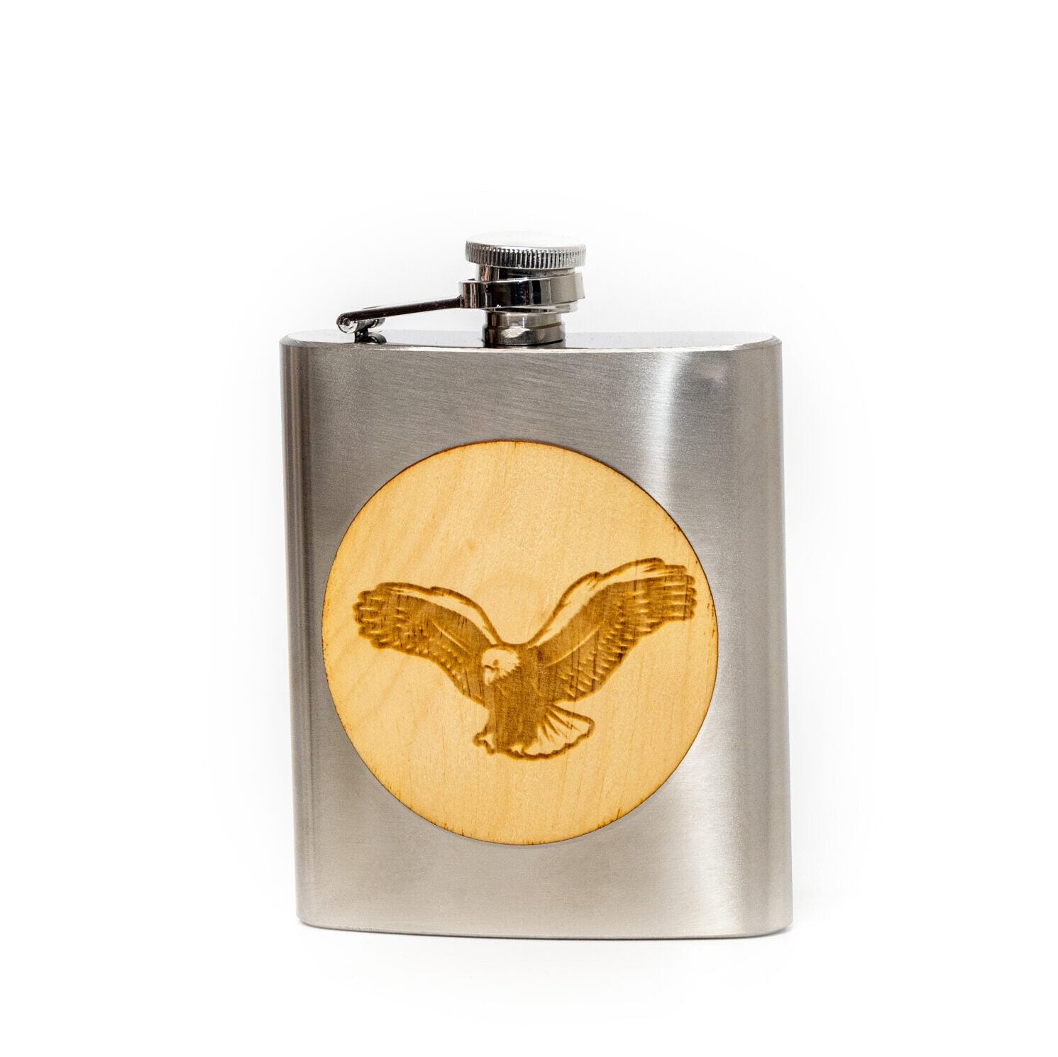 Flachmann aus Edelstahl Adler