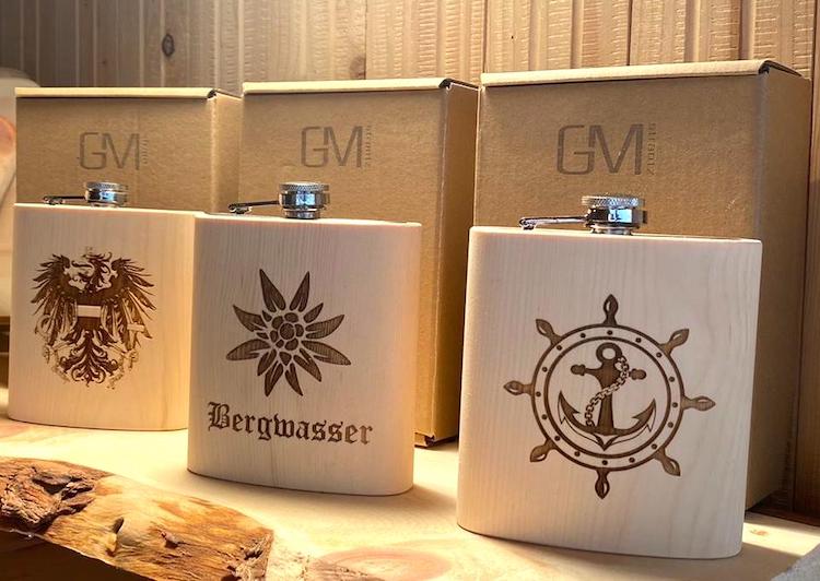 Flachmann Bergwasser