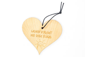Herz mit Spruch