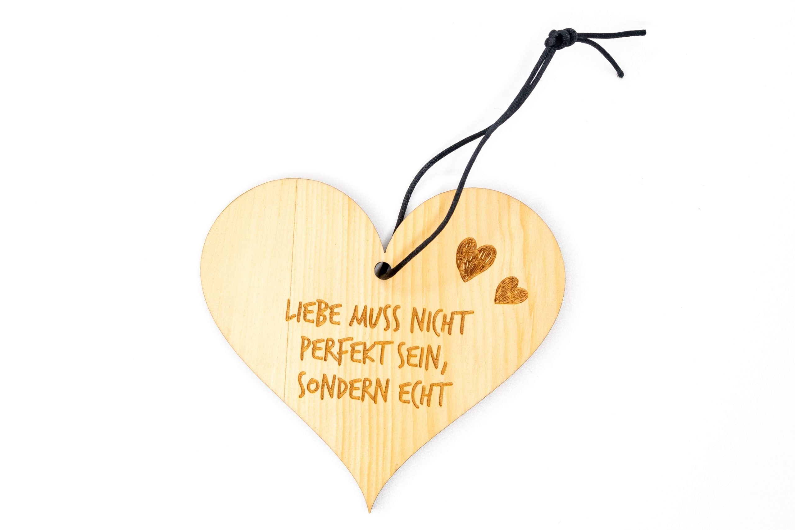Herz mit Spruch