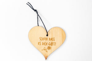 Herz mit Spruch