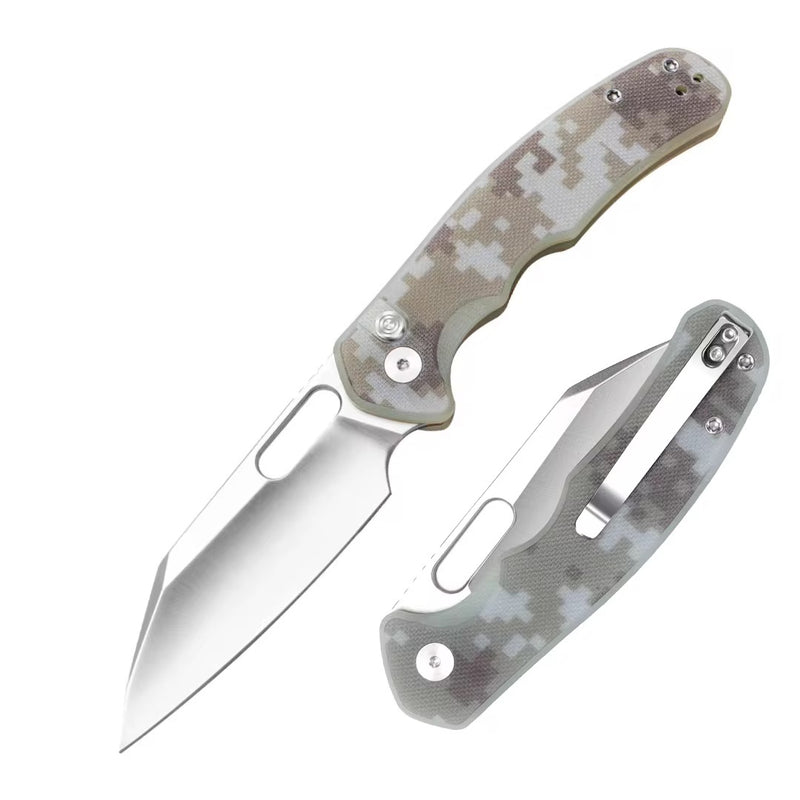 GM-Strantz Bison D2 Klappmesser – Kompaktes EDC Messer mit G10 Griff