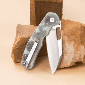 GM-Strantz Bison D2 Klappmesser – Kompaktes EDC Messer mit G10 Griff