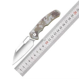 GM-Strantz Bison D2 Klappmesser – Kompaktes EDC Messer mit G10 Griff