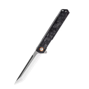 GM-Strantz Forge D2 Klappmesser – Robustes Outdoor & EDC Messer mit Carbon-Griff