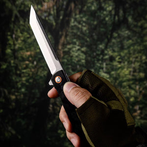 GM-Strantz Forge D2 Klappmesser – Robustes Outdoor & EDC Messer mit Carbon-Griff