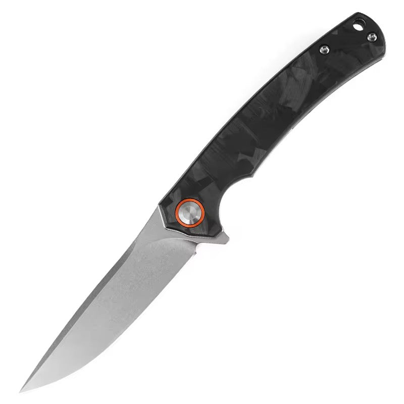 GM-Strantz Juliet Klappmesser D2 Stahl – Carbon Griff für Outdoor & EDC