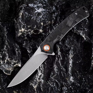 GM-Strantz Juliet Klappmesser D2 Stahl – Carbon Griff für Outdoor & EDC