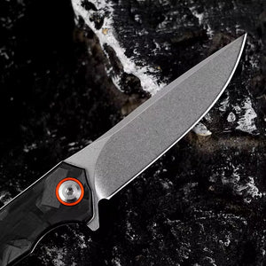 GM-Strantz Juliet Klappmesser D2 Stahl – Carbon Griff für Outdoor & EDC