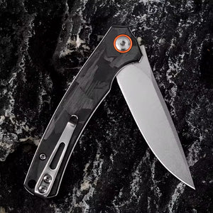 GM-Strantz Juliet Klappmesser D2 Stahl – Carbon Griff für Outdoor & EDC