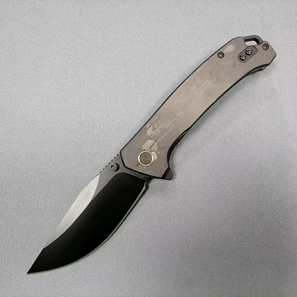 GM-Strantz Nova Klappmesser – Premium EDC Messer aus 14C28N Stahl mit Carbon Griff