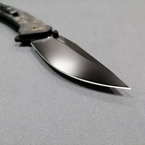 GM-Strantz Nova Klappmesser – Premium EDC Messer aus 14C28N Stahl mit Carbon Griff