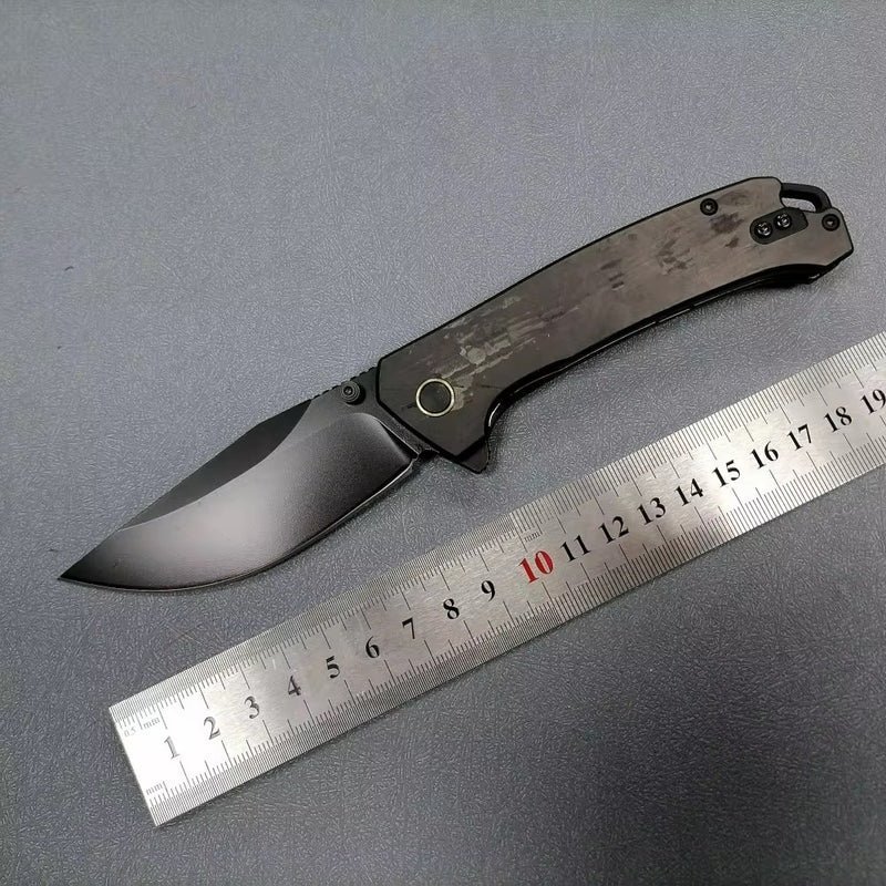 GM-Strantz Nova Klappmesser – Premium EDC Messer aus 14C28N Stahl mit Carbon Griff