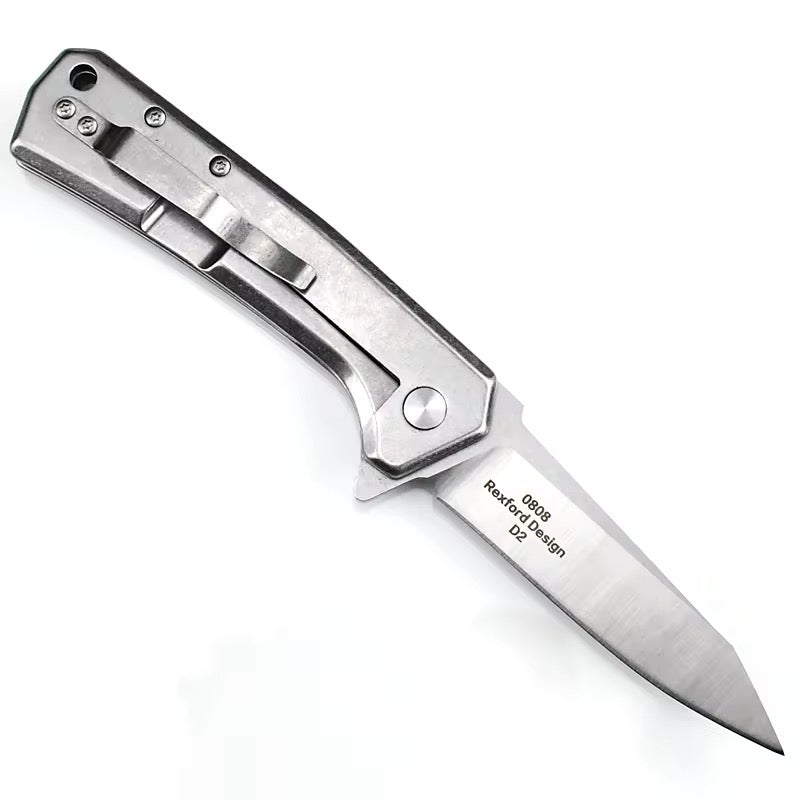 GM-Strantz Onyx D2 Klappmesser – Edelstahlgriff für EDC & Outdoor