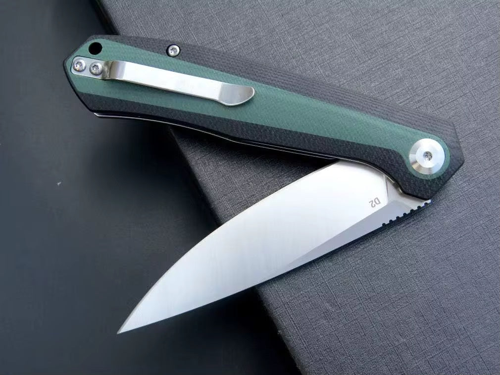 GM-Strantz Raven D2 Klappmesser – G10 Griff für EDC & Outdoor