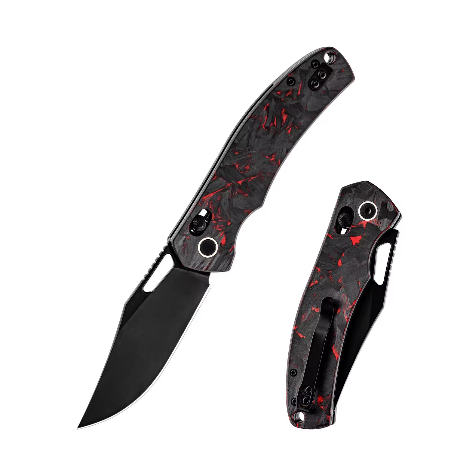 GM-Strantz Shadow 14C28N – Schwarzes Klappmesser für Alltag & Outdoor