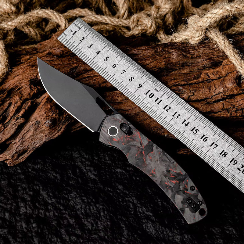 GM-Strantz Shadow 14C28N – Schwarzes Klappmesser für Alltag & Outdoor