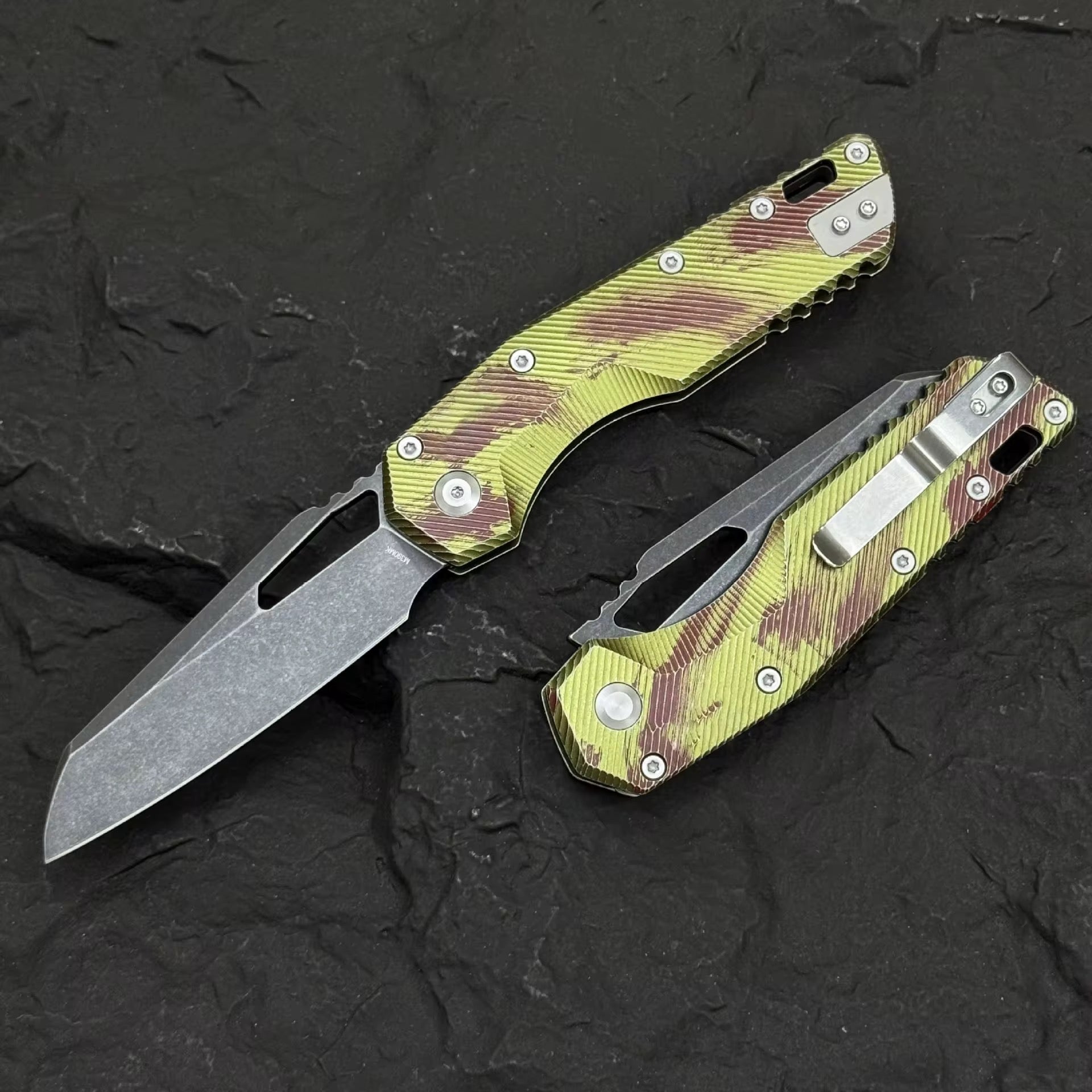 GM-Strantz Vector D2 Klappmesser – Aluminiumgriff für EDC & Outdoor