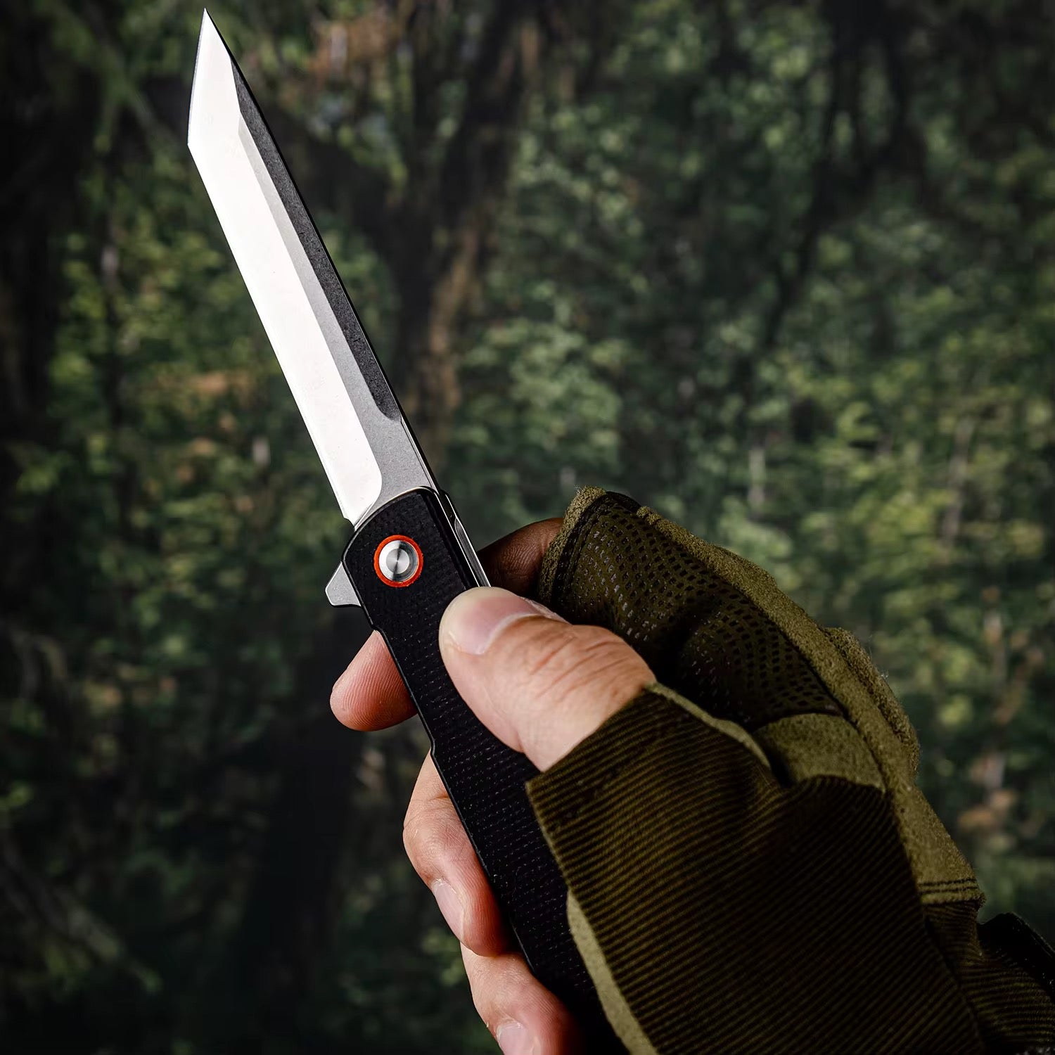GM-Strantz Viper Black Edition D2 Klappmesser – Micarta Griff für EDC & Outdoor