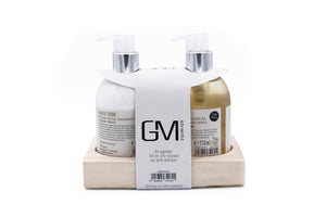 Pflegeset Flüssigseife & Bodymilk Zirbe