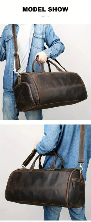 Weekender Amsterdam – Reisetasche aus Echtleder