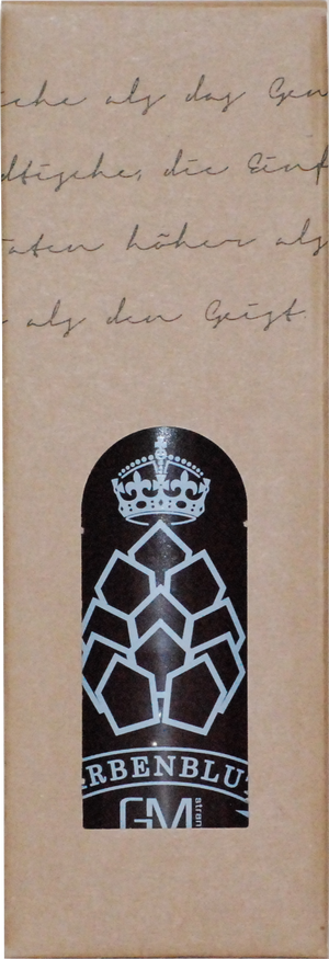 Geschenksverpackung mit Spruch